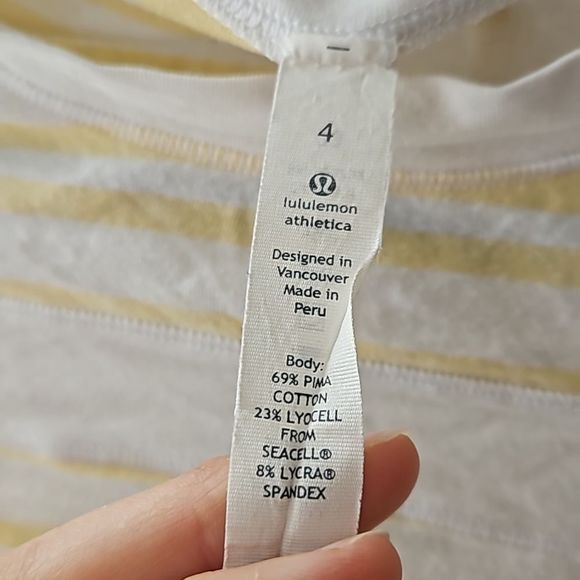 5 held- Rare VITASEA Lululemon Promenade long sleeve T shirts hip length - Picture 2 of 13